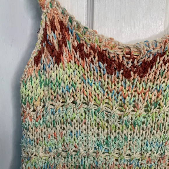 Free People Palmetto Tank in Candied Dream Combo New with Tag W-581 Size S - Picture 6 of 12